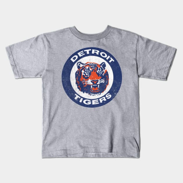 Detroit Tigers Kids T-Shirt by OniSide